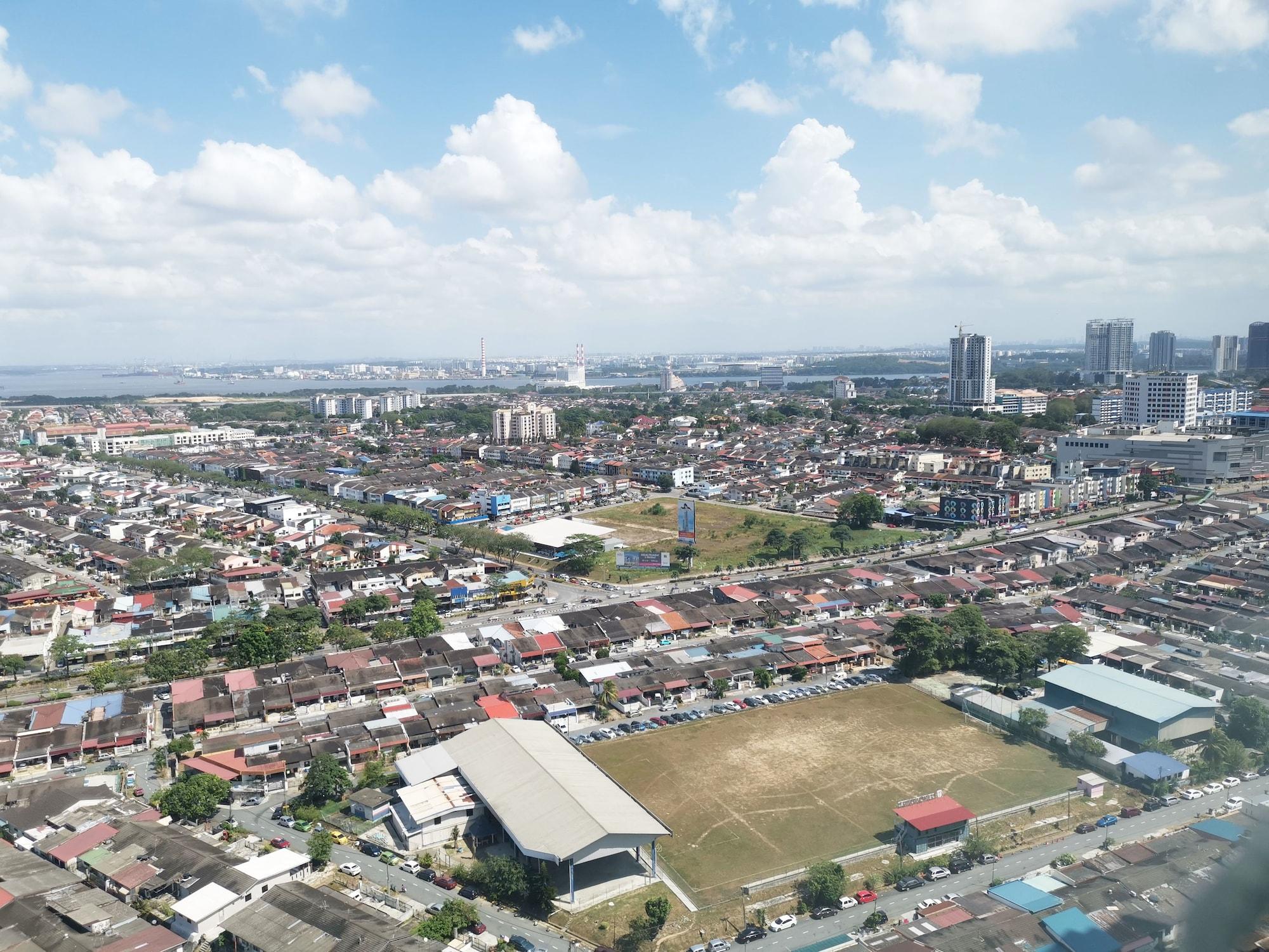 Ksl Hotel & Resort Johor Bahru Eksteriør billede Aerial view of Johor, Malaysia