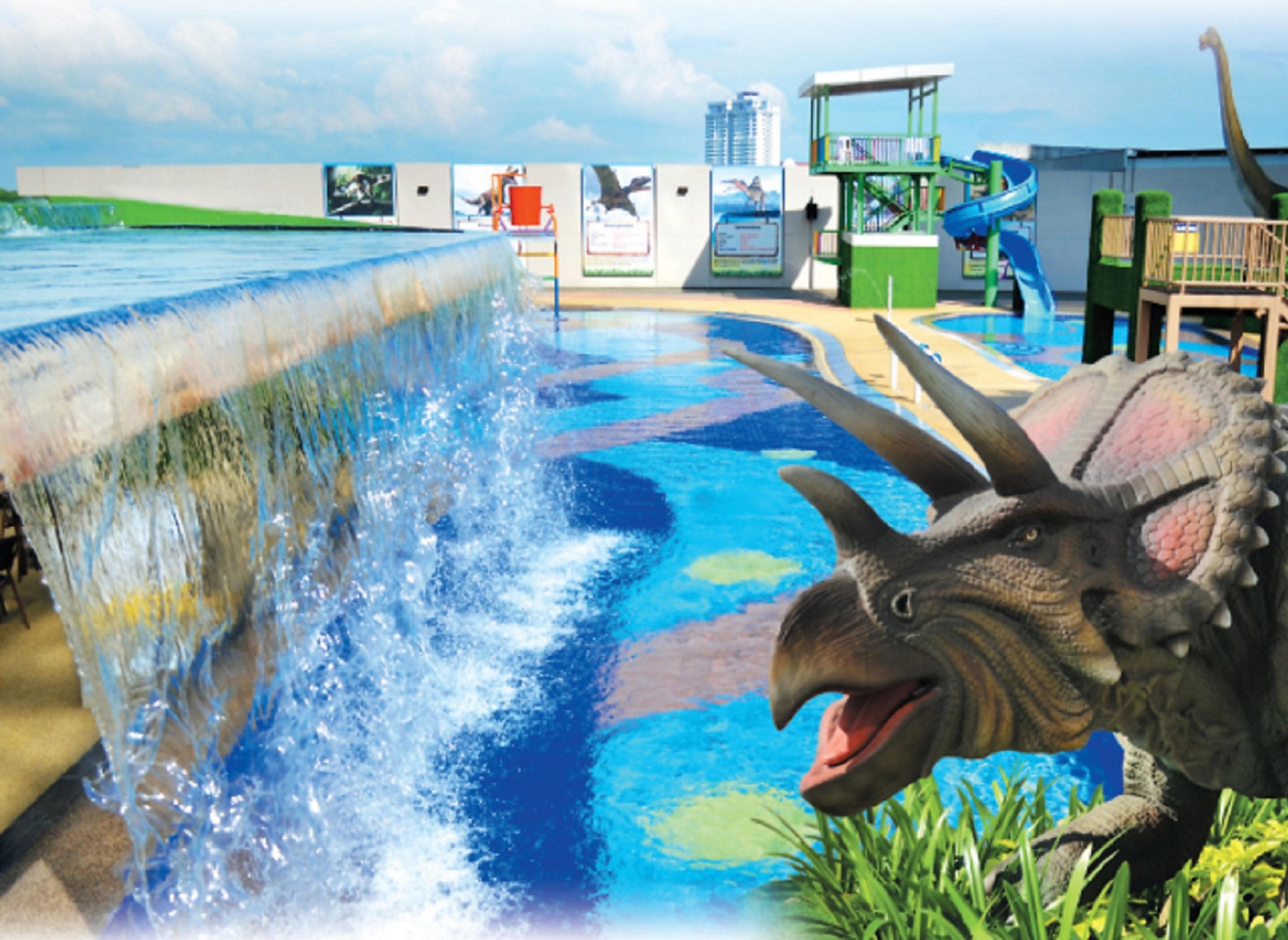 Ksl Hotel & Resort Johor Bahru Eksteriør billede The park's dinosaur exhibit