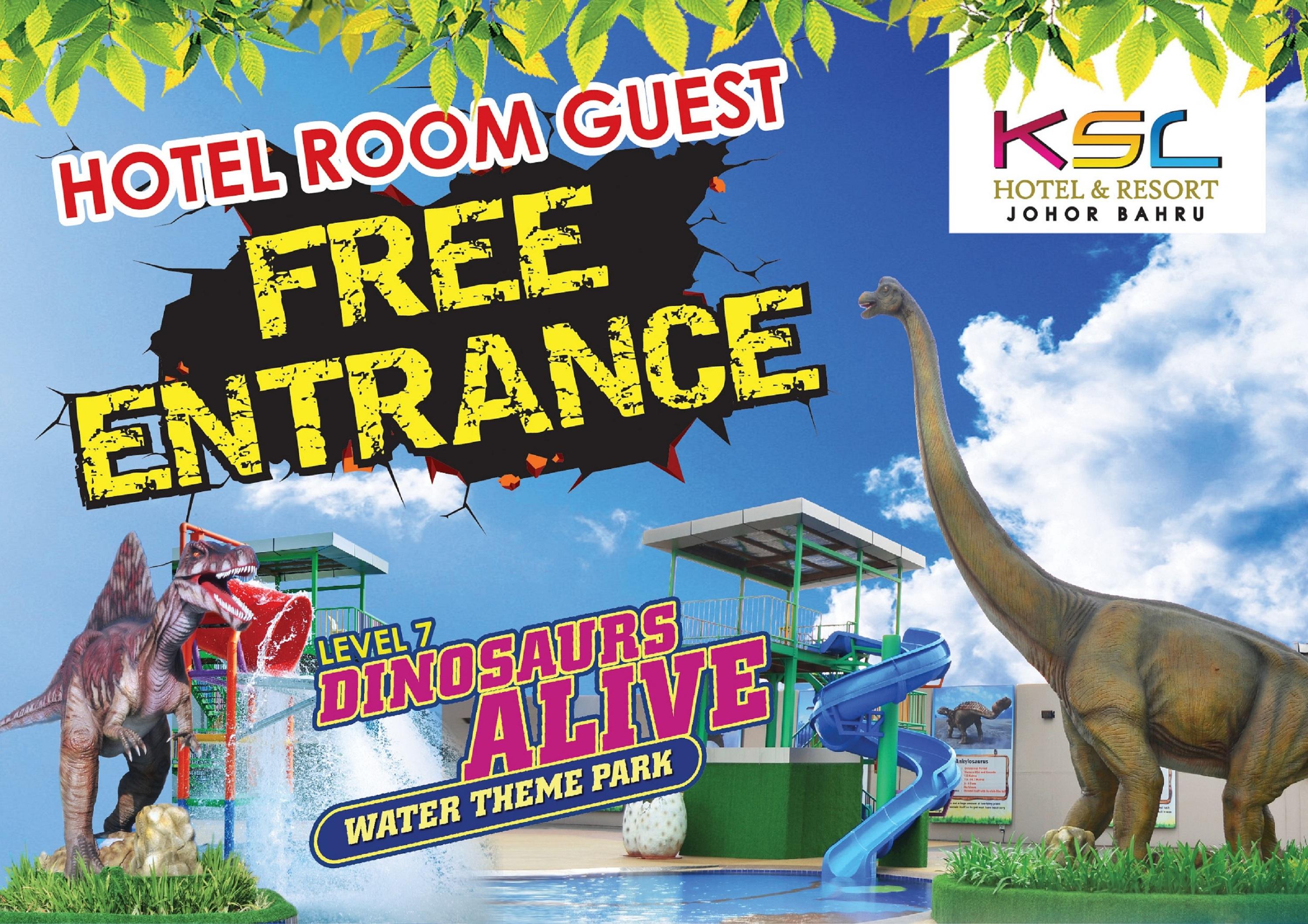 Ksl Hotel & Resort Johor Bahru Eksteriør billede Level 7 Dinosaurs Alive Water Theme Park